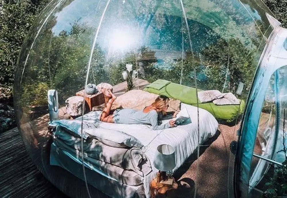 bubble crystal tent