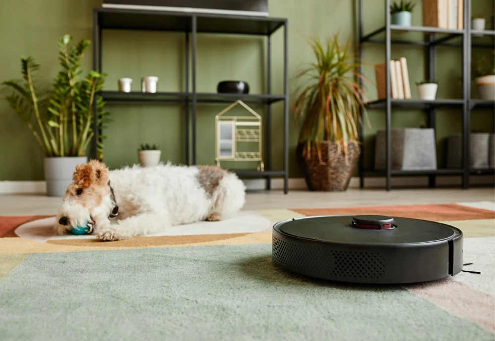 robot vacuum pet hair self cleaning